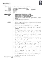 Europass-Curriculum Vitae - Universidade Católica Portuguesa