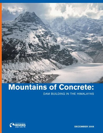 Mountains of Concrete - International Rivers