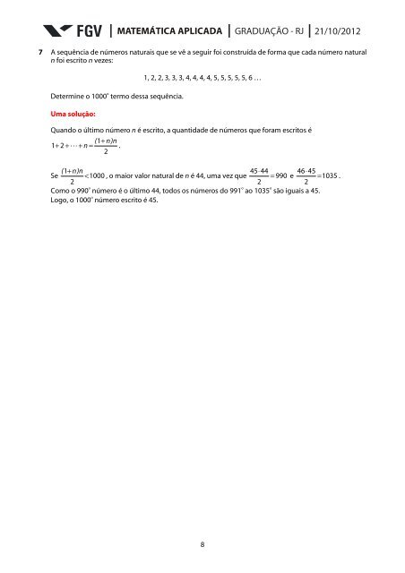 ResoluÃ§Ã£o da Prova de MatemÃ¡tica Aplicada