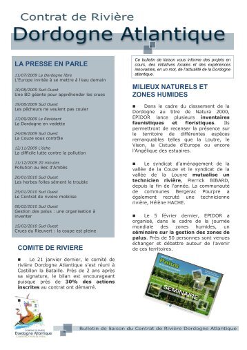 Bulletin de liaison n2 - Pays de Bergerac