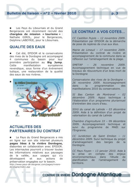 Bulletin de liaison n2 - Pays de Bergerac