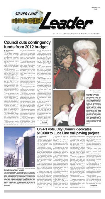 Silver Lake City Council - The McLeod County Chronicle