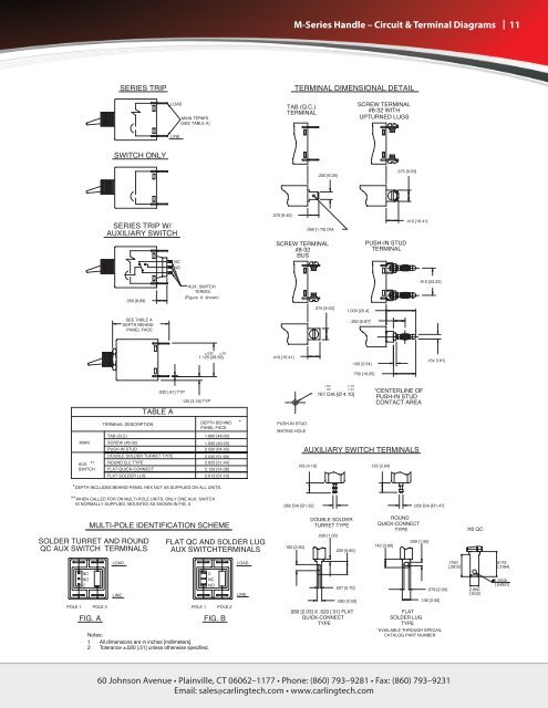 M-Series Circuit Breaker [pdf] - carlingtech.com