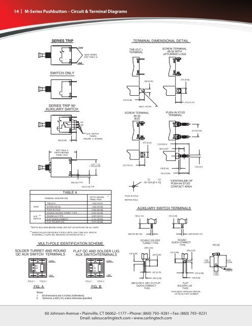 M-Series Circuit Breaker [pdf] - carlingtech.com