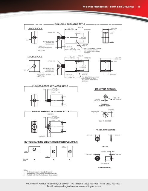 M-Series Circuit Breaker [pdf] - carlingtech.com