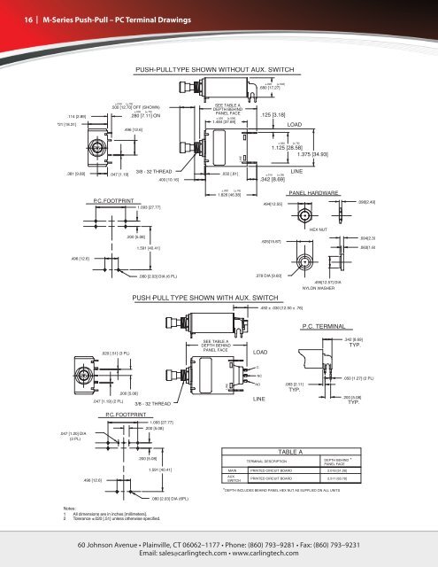 M-Series Circuit Breaker [pdf] - carlingtech.com