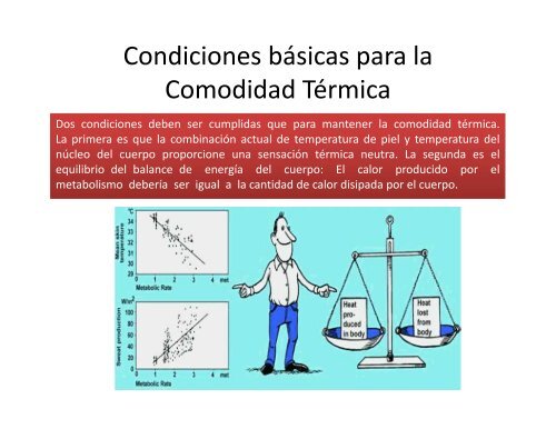 Comodidad Térmica - Asociación Peruana de Energía Solar y del ...