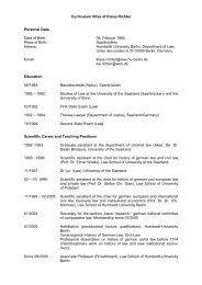 Curriculum Vitae of Klaus Richter Personal Data ... - Dr. Klaus Richter