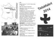 Firmvorbereitung in Taize - Kirchspiel-drolshagen.de