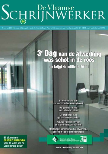 Vlaamse Schrijnwerker_november_2010.pdf - Magazines ...