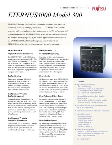 ETERNUS4000 Model 300 - Computerworld