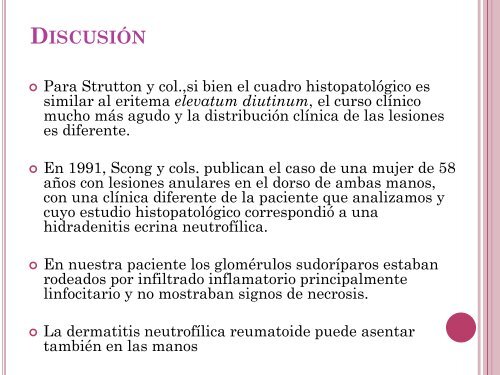 Dermatosis neutrofÃ­licas