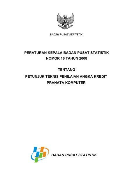 monitoring kinerja di badan pusat statistik