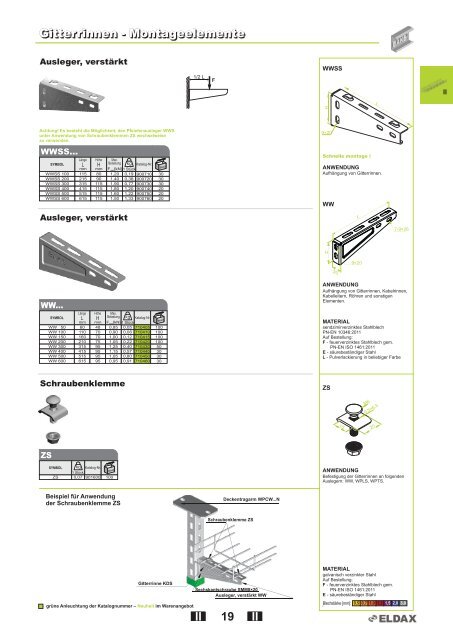 Kabelrinnen â System H42 Kabelrinnen â System H42