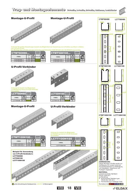 Kabelrinnen â System H42 Kabelrinnen â System H42