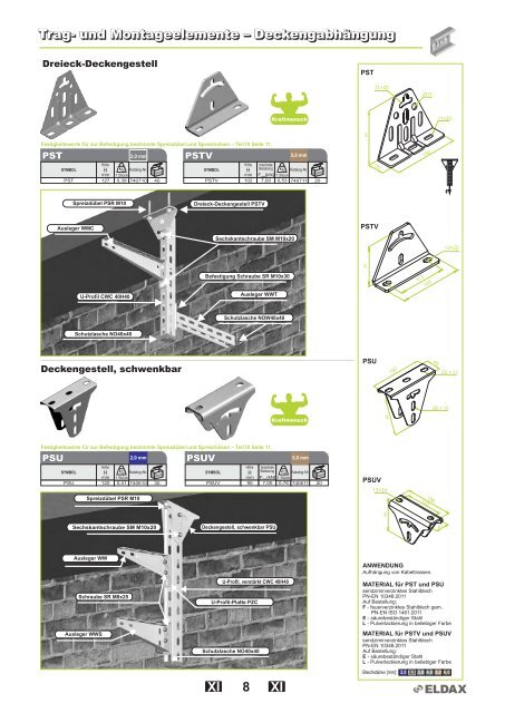 Kabelrinnen â System H42 Kabelrinnen â System H42