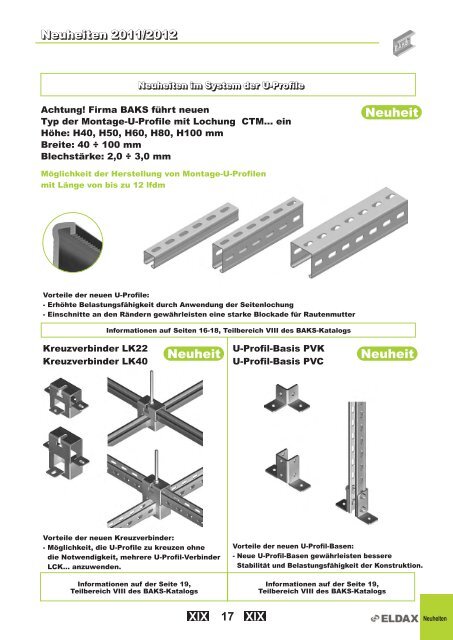 Kabelrinnen â System H42 Kabelrinnen â System H42