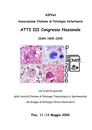 ATTI III Congresso Nazionale - AIPVet
