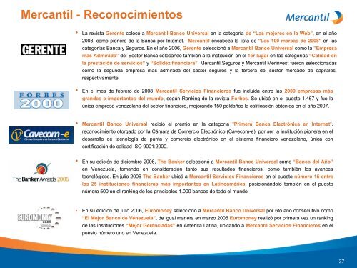 Diapositiva 1 - Banco Mercantil