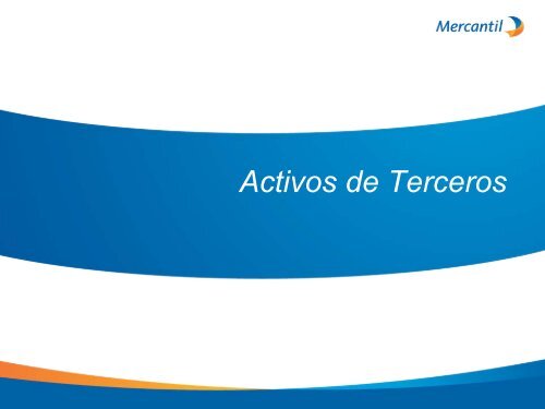 Diapositiva 1 - Banco Mercantil