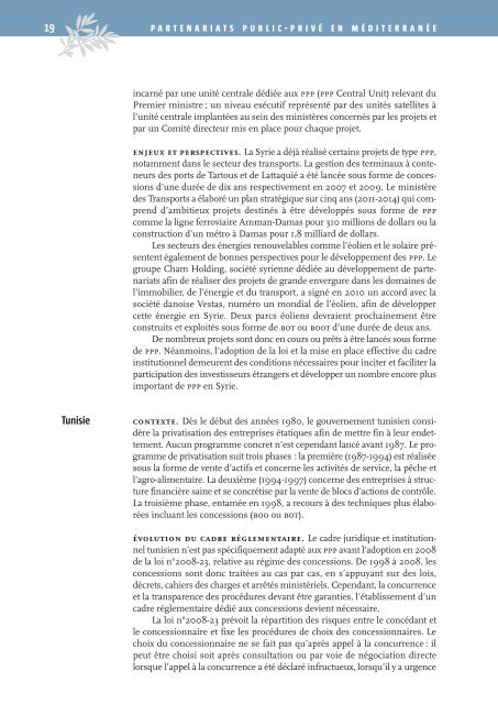 Partenariats public-privÃ© en MÃ©diterranÃ©e - Decision Achats