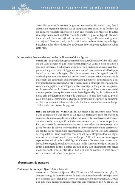 Partenariats public-privÃ© en MÃ©diterranÃ©e - Decision Achats