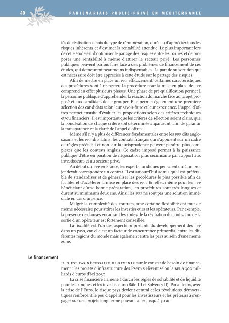 Partenariats public-privÃ© en MÃ©diterranÃ©e - Decision Achats