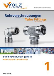 Rohrverschraubungen Tube Fittings