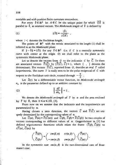 Carla Peri INTEGRAL GEOMETRY IN MINKOWSKI PLANE 1 ...