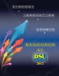 2012 Research Report - Dakota State University