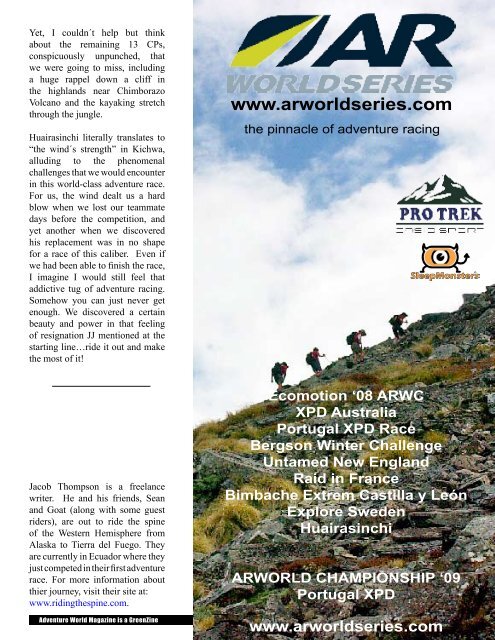 view issue - Adventure World Magazine