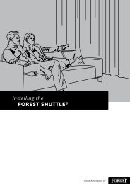 download English Forest Shuttle manual - Forest Group