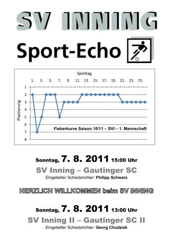 Ausgabe 1 - SV Inning am Ammersee