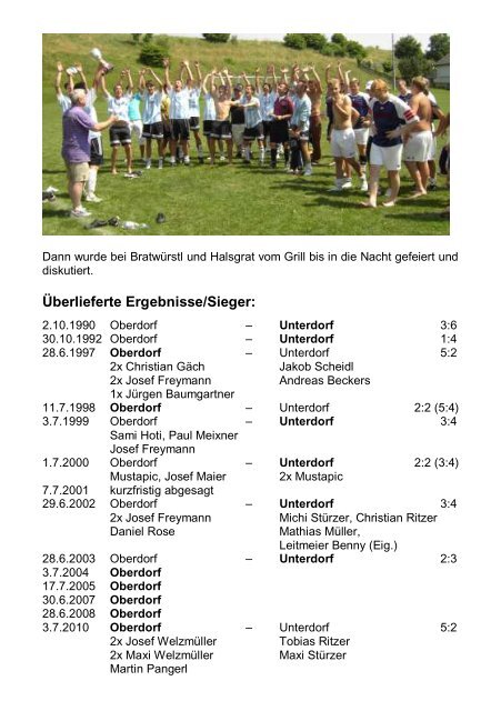 Wanted â D-Jungendtrainer - SV Inning am Ammersee