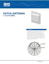 PATCH ANTENNA - Broadcast Microwave Services