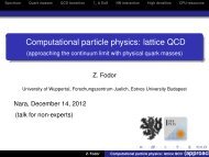 Computational particle physics: lattice QCD