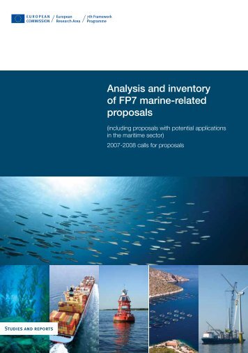 Analysis and inventory of FP7 marine-related proposals - European ...