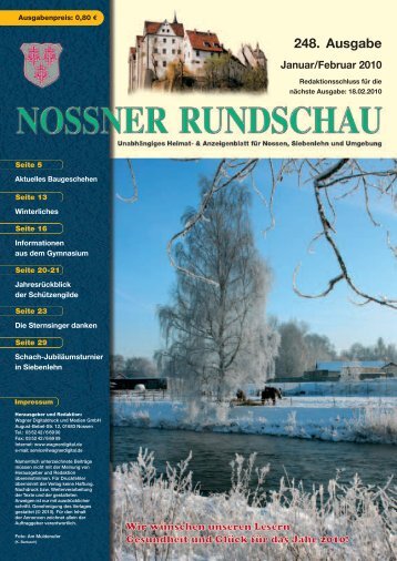 248. Ausgabe Januar/Februar 2010 - Nossner Rundschau