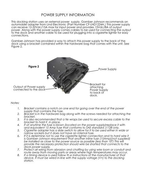 Installation Guide - Gamber Johnson