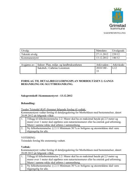 MorholtÃ¥sen_SÃ¦rutskrift - Grimstad kommune