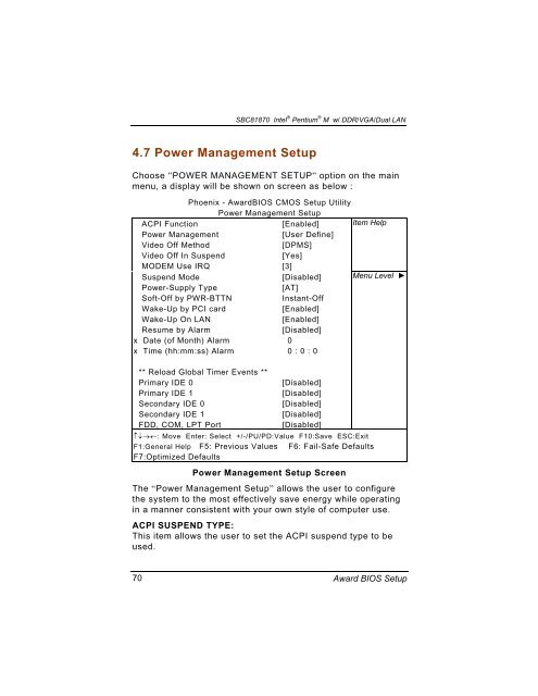 SBC81870 SERIES USER'S MANUAL VERSION A1 SEPTEMBER ...