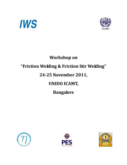 Friction Welding & Friction Stir Welding - UNIDO-ICAMT