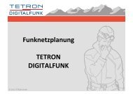 einführung in die funknetzplanung. - Tetron