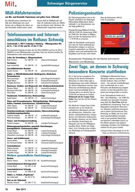 Werben - Mitteilungsblatt