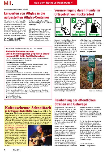 Werben - Mitteilungsblatt