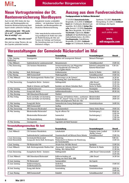 Werben - Mitteilungsblatt