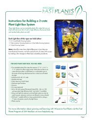 Instructions for Building a 2-crate Plant Light Box System - Fast Plants
