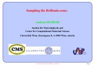 Sampling the Brillouin-zone: - VASP