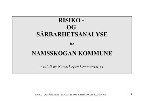 Ros samlet 2000 - Namsskogan kommune