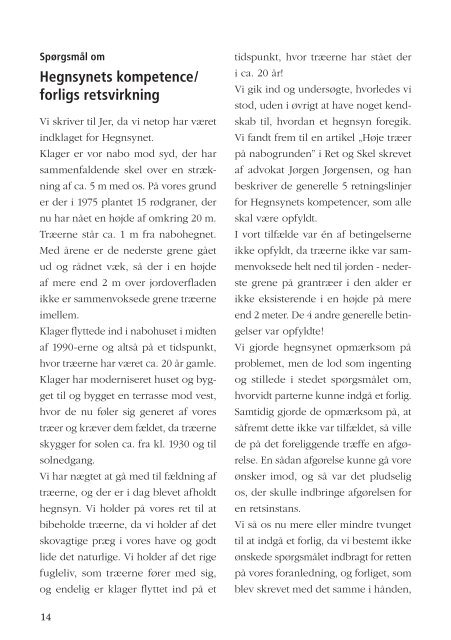 Sep. 131 - Foreningen af Hegnsyn i Danmark
